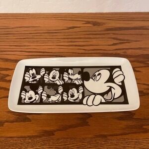 Vintage Disney rectangle Mickey Mouse serving platter